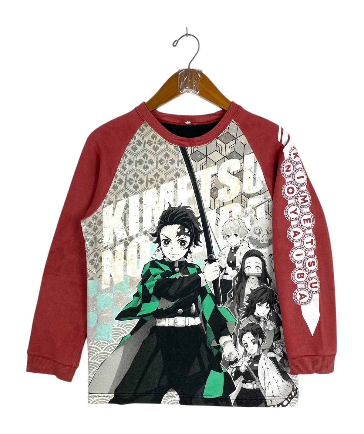 Anime Rare‼️ Demon Slayer: Kimetsu no Yaiba Sweatshirt Big Logo Size XS / US 0-2 / IT 36-38 - 1 Thumbnail