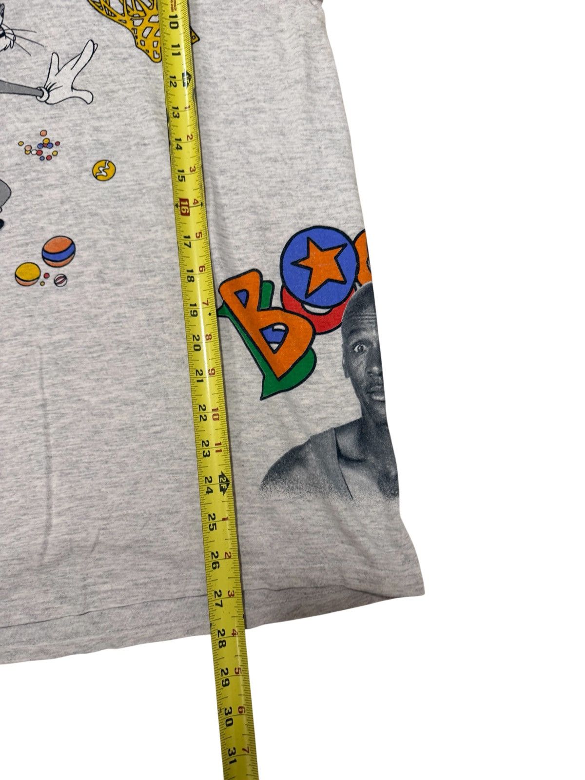Nike Vintage 1993 Space Jam T Shirt Nike Gray Tag Hare Jordan Size US L / EU 52-54 / 3 - 13 Thumbnail