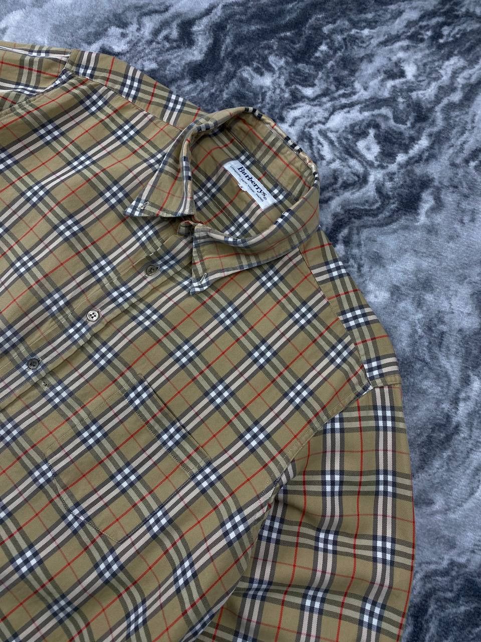 Burberry Burberrys Vintage Nova Check Shirt Buttons Long Sleeve Men Size US L / EU 52-54 / 3 - 2 Thumbnail