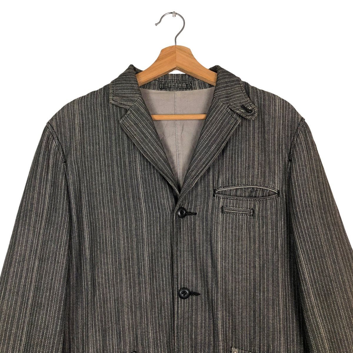 Japanese Brand 🔥VTG HICORY CHORE WORK JACKET PPFM JAPAN MADE Size US M / EU 48-50 / 2 - 3 Thumbnail