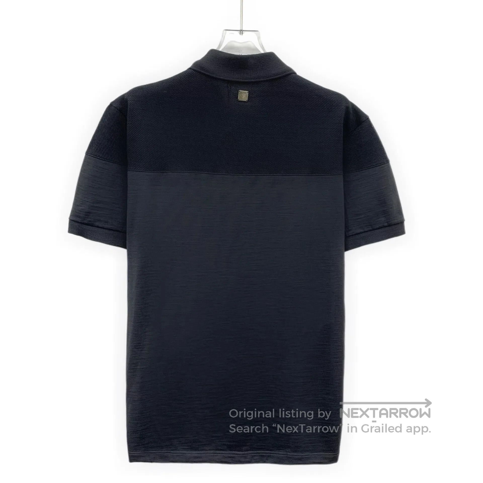 Versace Versace Black pocket ring buckle design cotton collar sing Size US M / EU 48-50 / 2 - 2 Thumbnail