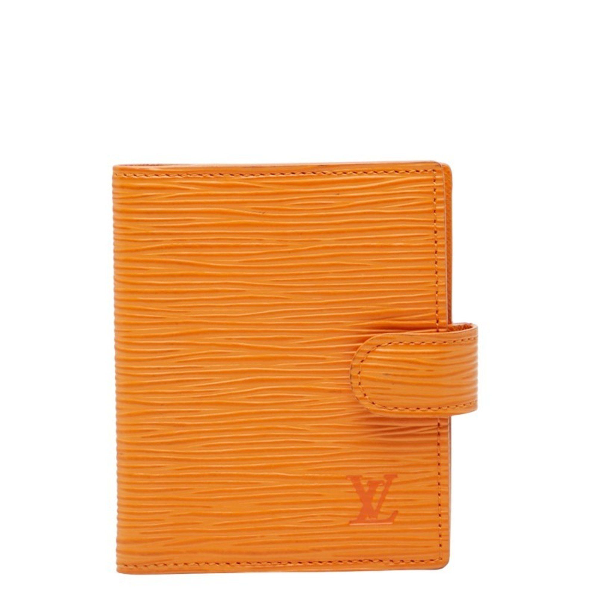 Louis Vuitton Louis Vuitton Epi Agenda Mini Planner Cover R2007H Mandarin Orange Leather Women's LOUIS VUITTON Size ONE SIZE - 1 Thumbnail