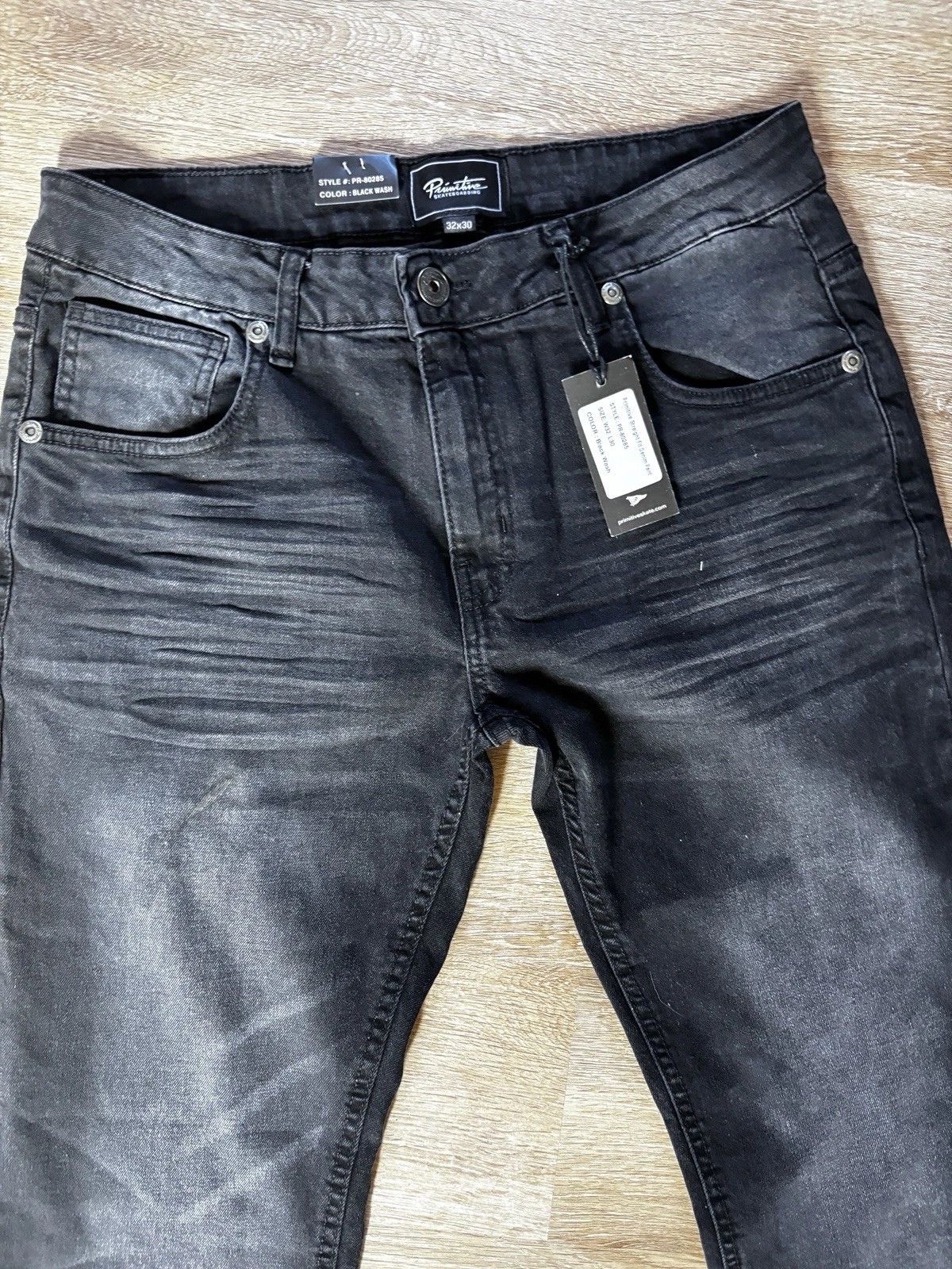 Primitive Primitive Skateboarding - Straight fit - Black Wash PR-80285 Size US 32 / EU 48 - 1 Thumbnail