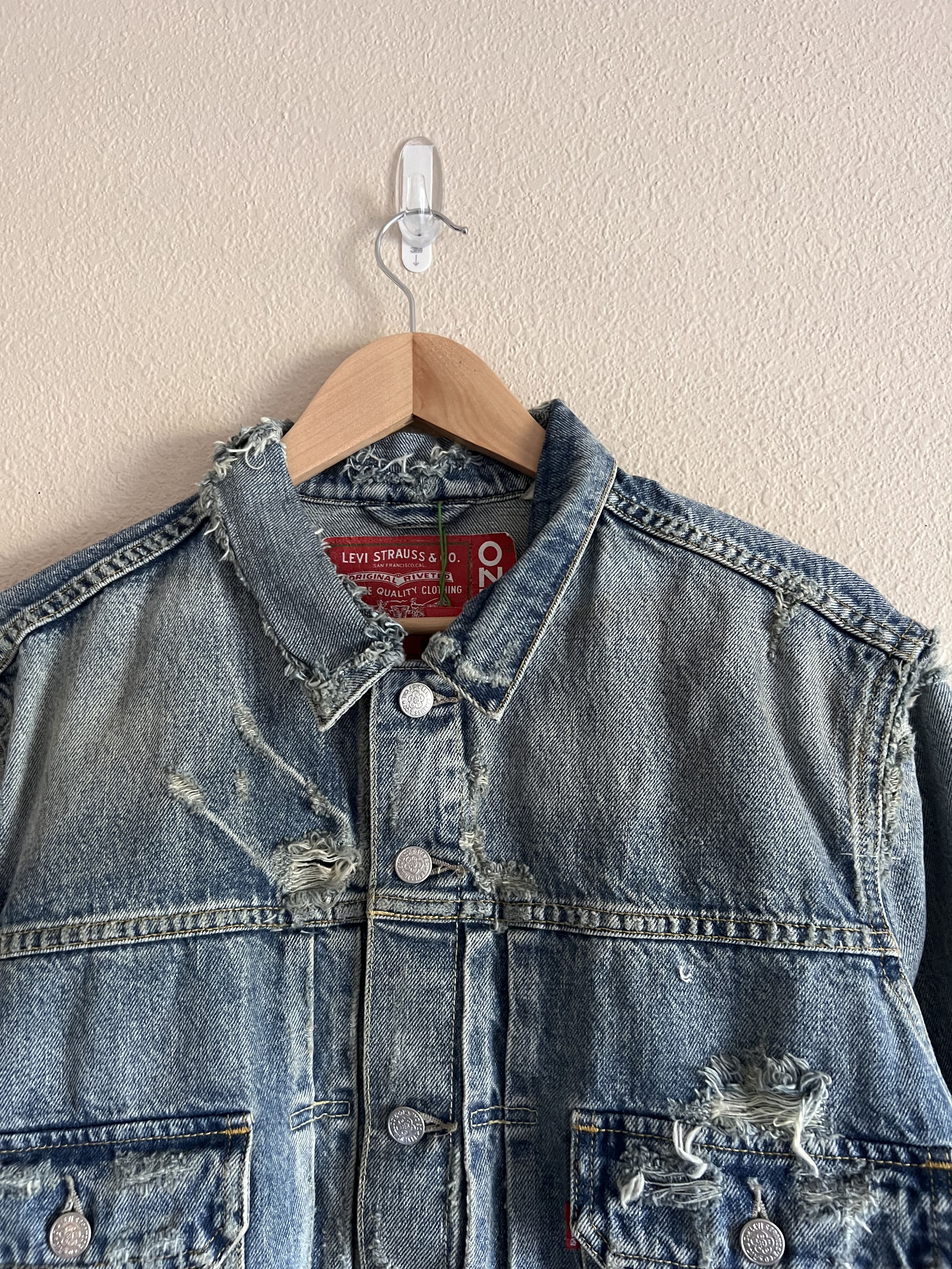 Kenzo × Levi's Levi's KENZO Type II Denim Trucker Jacket Size US L / EU 52-54 / 3 - 2 Thumbnail