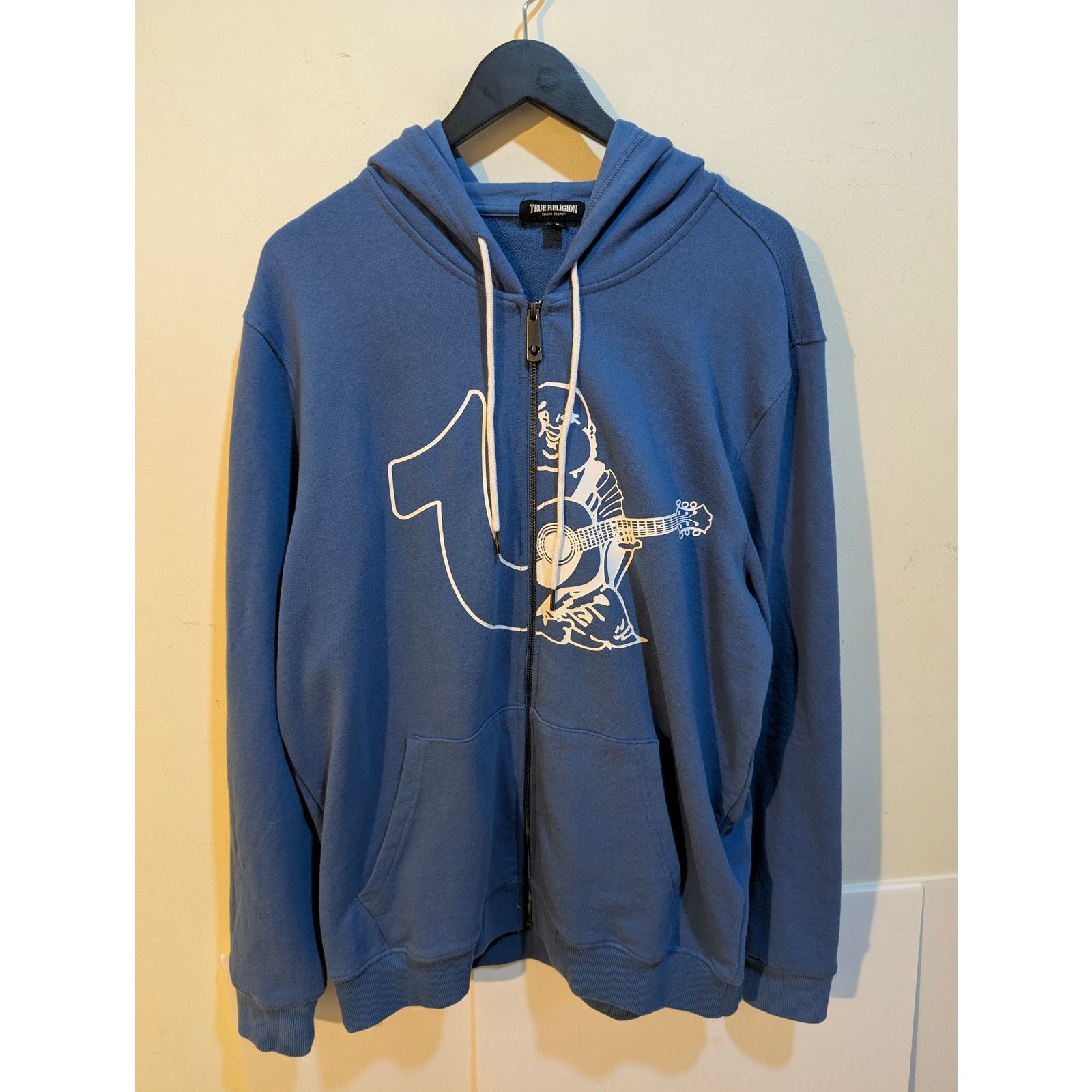 True Religion True Religion Light Blue Full Zip 2000s Y2K Style Hoodie XL Size US XL / EU 56 / 4 - 1 Thumbnail