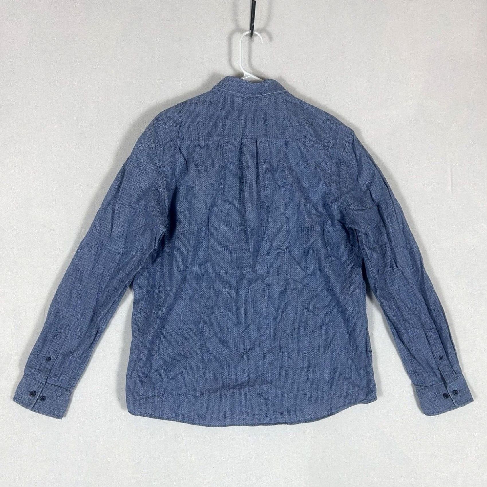 johnnie-O Johnnie-O Button-Up Long Sleeve Shirt Mens Large Blue Geometric Golf Size US L / EU 52-54 / 3 - 6 Thumbnail