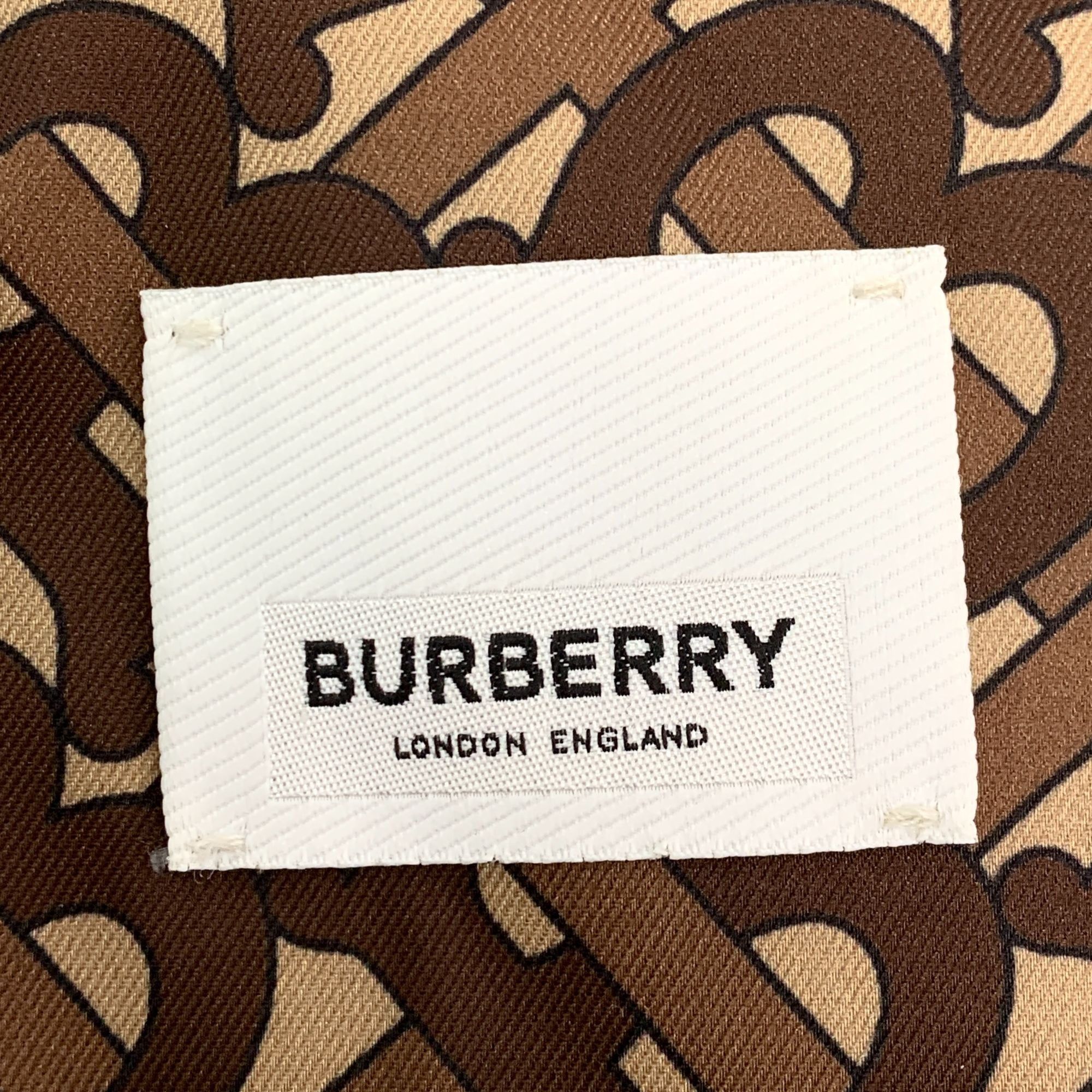 Burberry Burberry Brown Diamond Check Pattern Collar Waist-Tie Cotton Size XS / US 0-2 / IT 36-38 - 5 Thumbnail