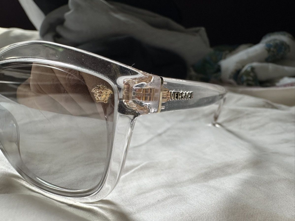 Versace Versace clear frame sunglasses Size ONE SIZE - 3 Thumbnail