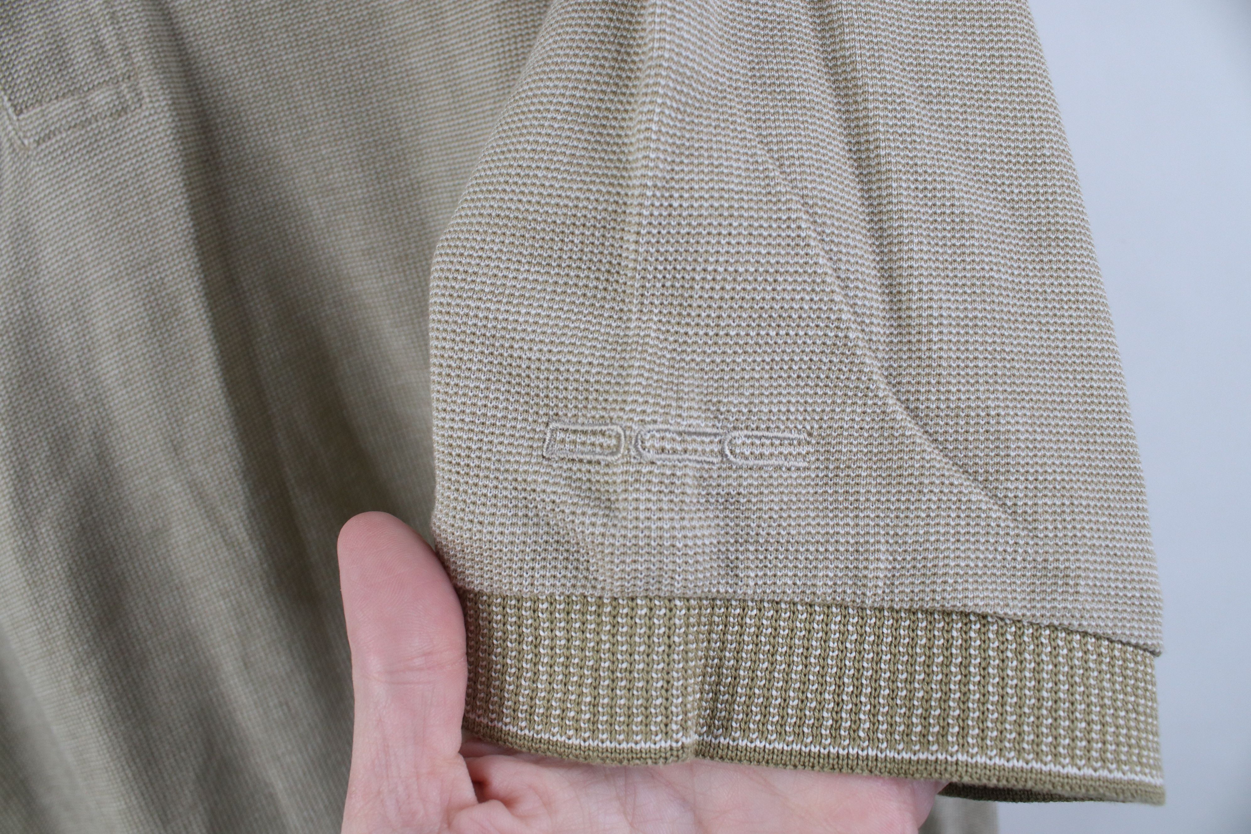 Vintage Vintage 90s Streetwear Knit Collared Golf Polo Shirt Beige Size US XL / EU 56 / 4 - 4 Thumbnail