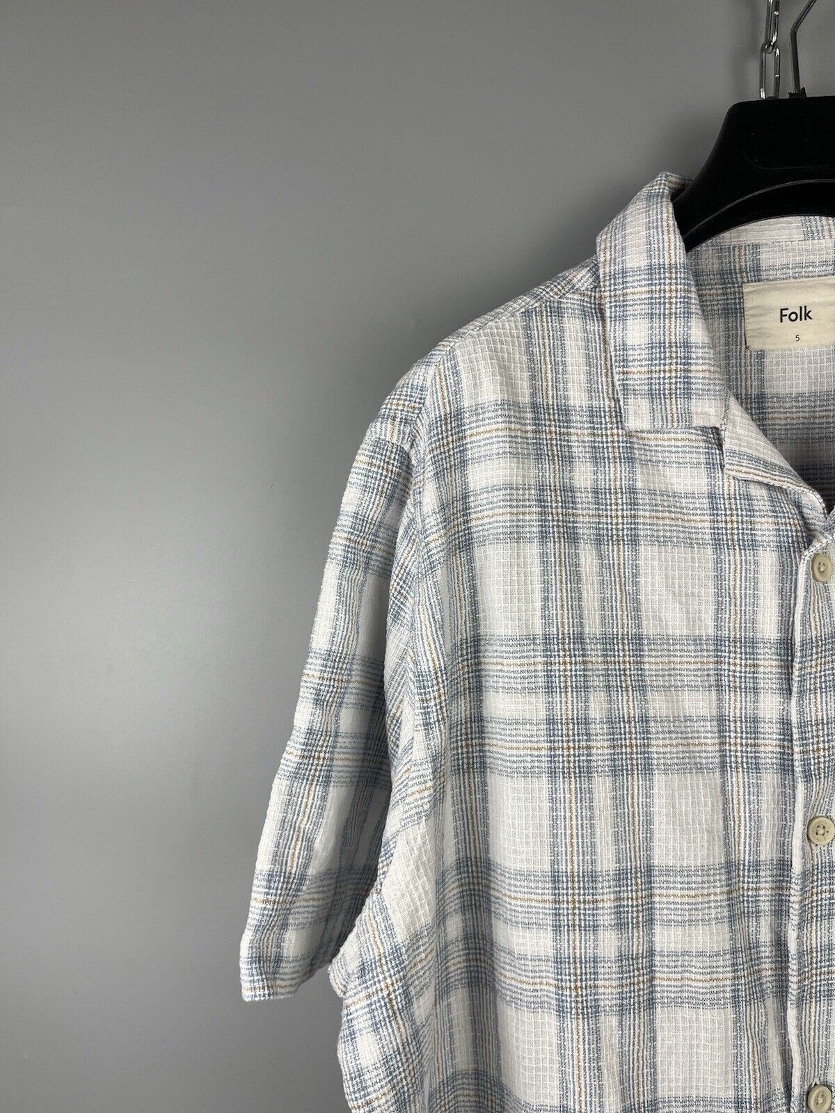 Folk Folk Linen Cotton Short Sleeve Shirt Size US XL / EU 56 / 4 - 4 Thumbnail