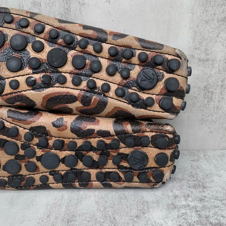 Louis Vuitton Leopard Print Loafers Shoes Size 37.5 -2505 Size US 5.5 / IT 35.5 - 8 Thumbnail