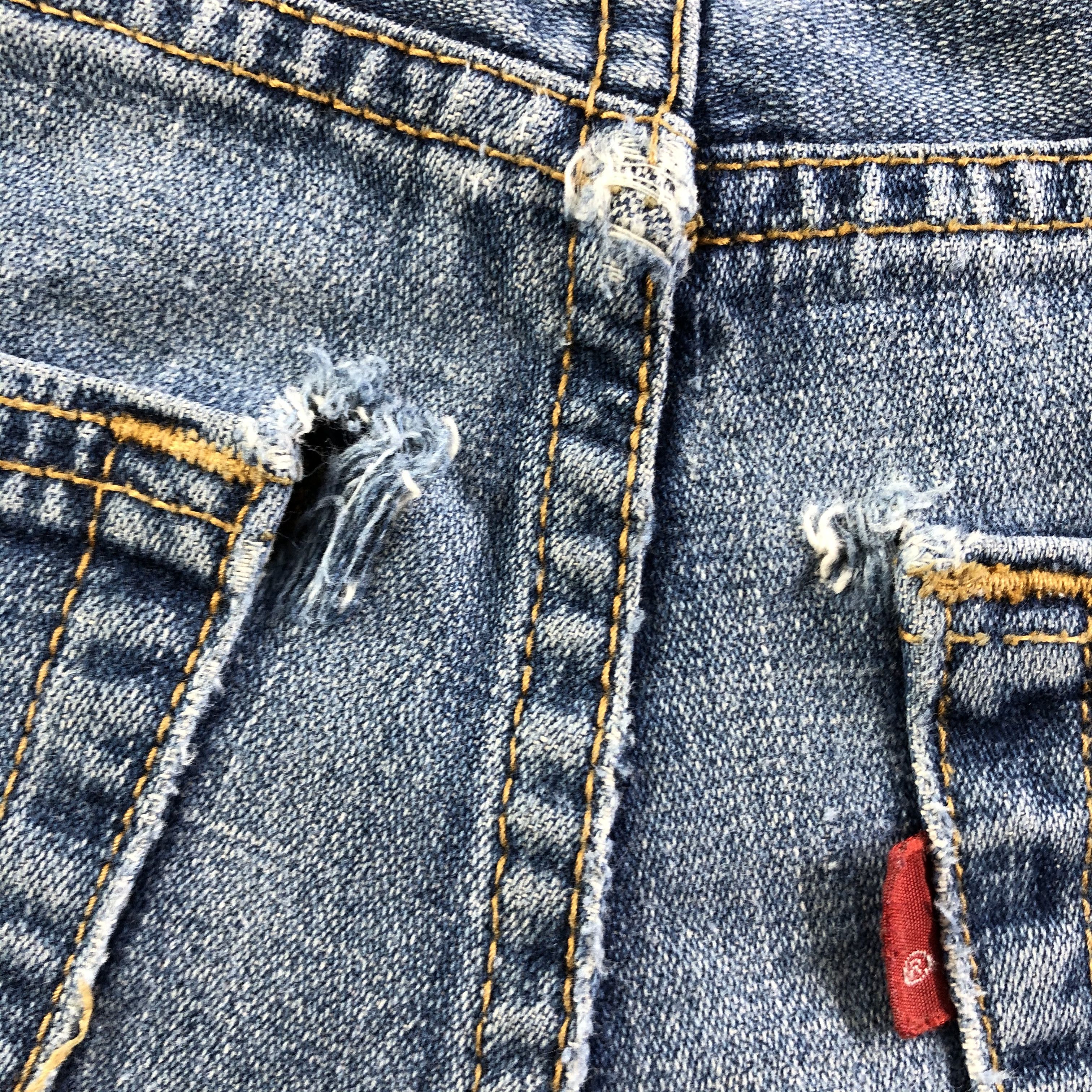 Levi's Vintage Blue Wash Levis 527 Jeans-J3714 Size US 30 / EU 46 - 8 Thumbnail