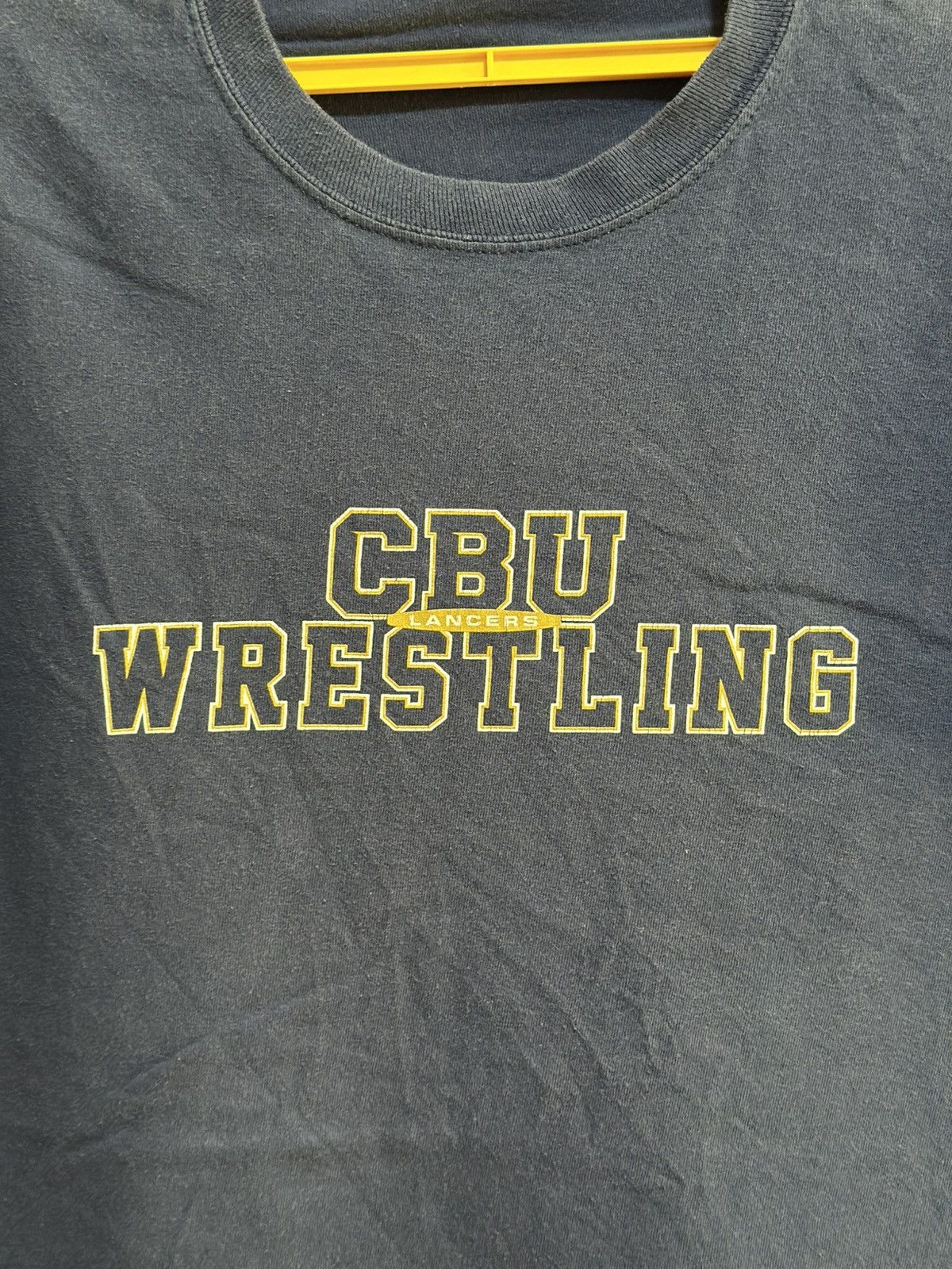 Vintage × WWE × WWF Vintage Cbu Wrestling Lancers Sun Faded Tee Size US L / EU 52-54 / 3 - 2 Thumbnail