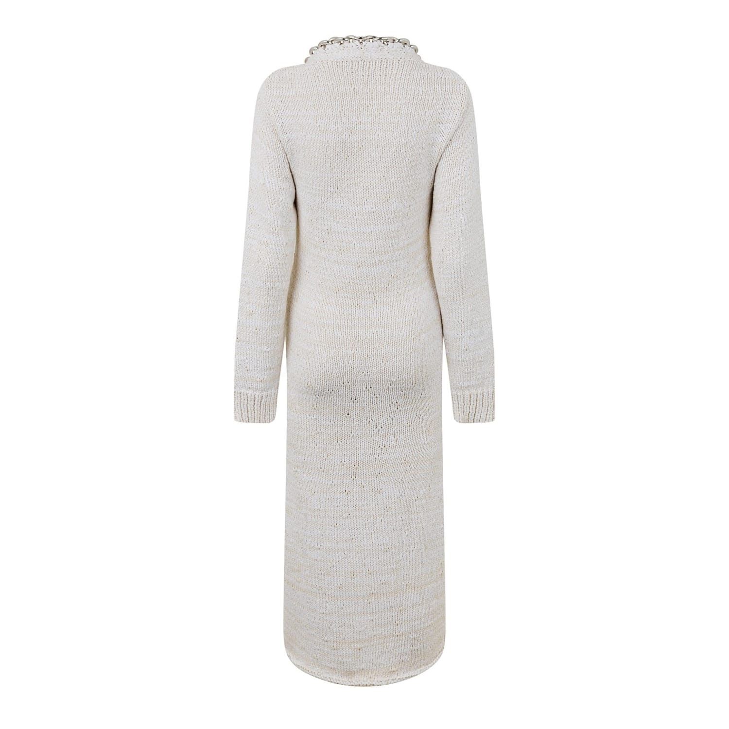 Bottega Veneta Bottega Veneta Chain Knit Scoop Neck Midi Sweater Dress Size XS / US 0-2 / IT 36-38 - 2 Thumbnail