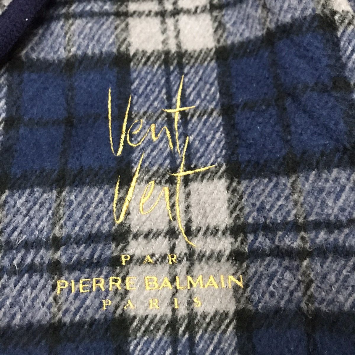 Designer × Pierre Balmain Vent Vert Pierre Balmain Paris Fleece Jacket Size US L / EU 52-54 / 3 - 5 Thumbnail