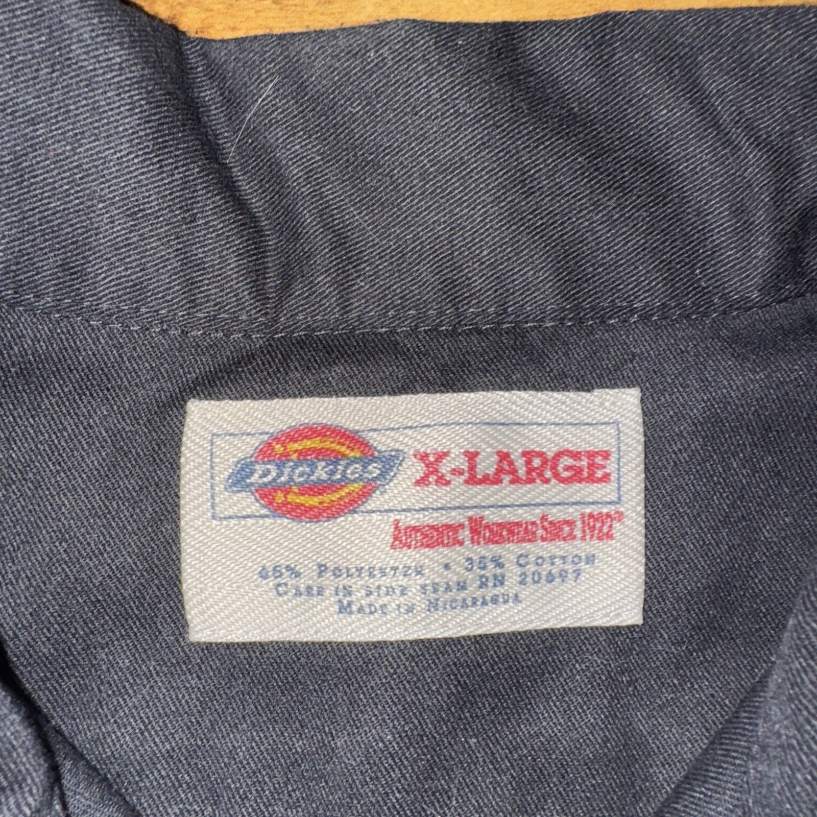 Dickies × Vintage Dickies Workwear Mechanic Shirt XL Black 25x33 Size US XL / EU 56 / 4 - 3 Thumbnail