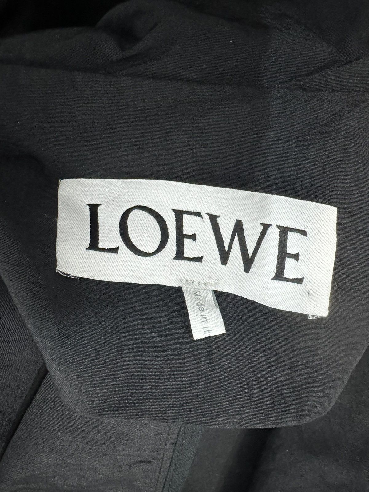 Loewe New LOEWE Nylon Jacket in Black Size US M / EU 48-50 / 2 - 9 Thumbnail