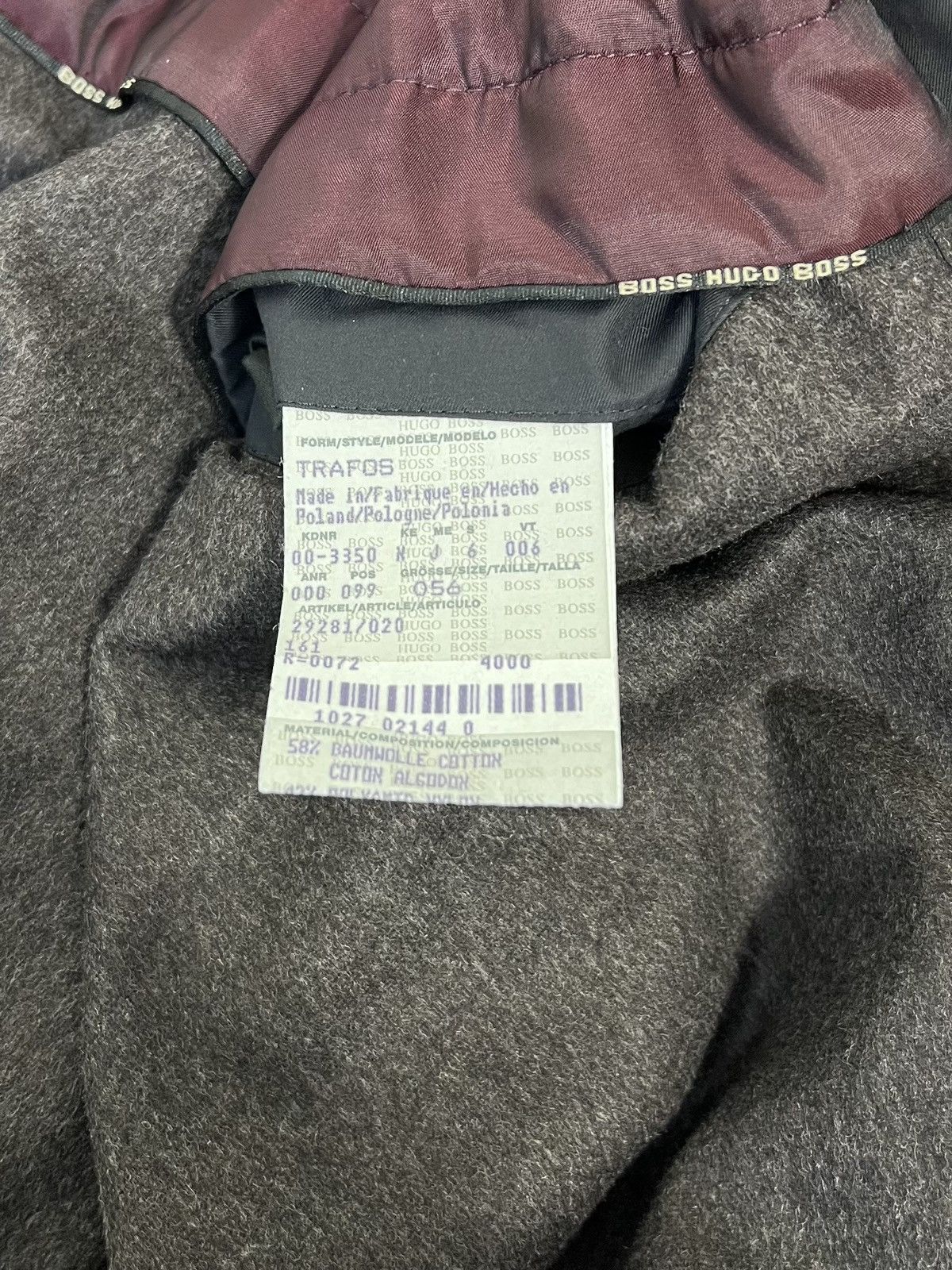 Hugo Boss Long Coat Hugo Boss Black Made In Poland Size US XL / EU 56 / 4 - 2 Thumbnail