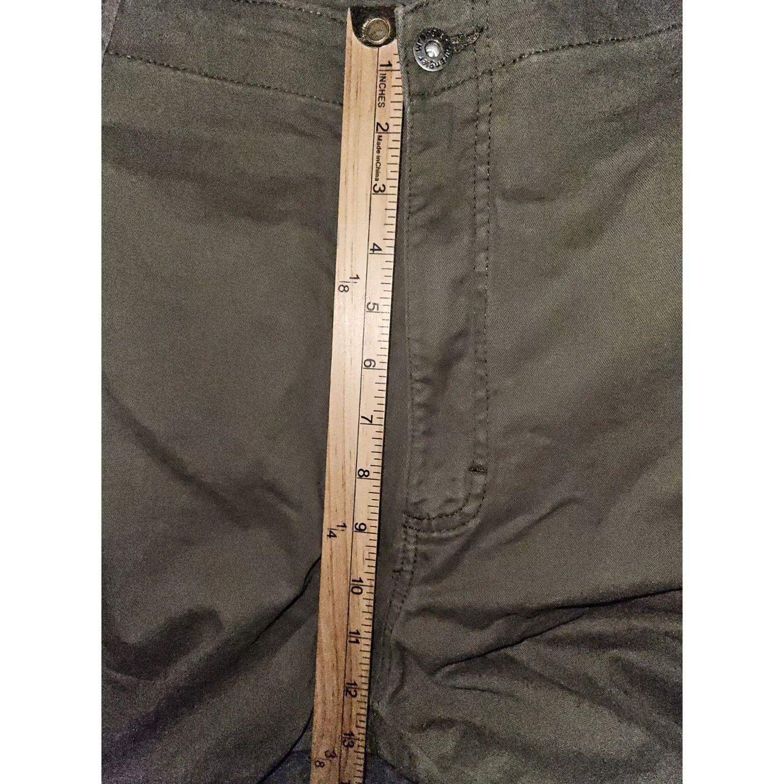 Wrangler VINTAGE Wrangler Cargo Pants Men's 40x32 Regular Tapered Green High Rise Hiking Size US 40 / EU 56 - 5 Thumbnail