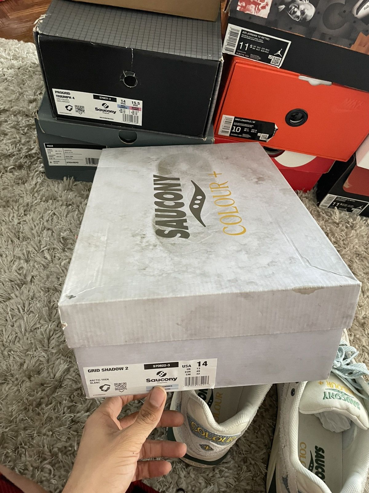 Saucony Colour Plus Companie x Saucony Grid Shadow 2 Artic Trek Size US 14 / EU 47 - 13 Thumbnail