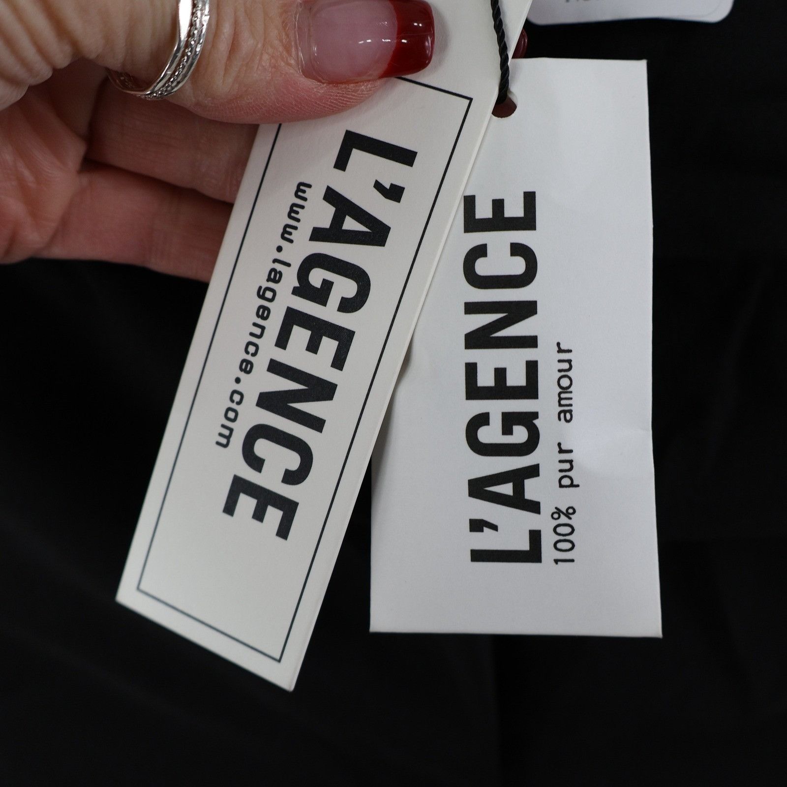 L'AGENCE L'AGENCE Sheila Velvet Tux Blazer Women 2 Silk Blend Holiday Size XS / US 0-2 / IT 36-38 - 14 Thumbnail
