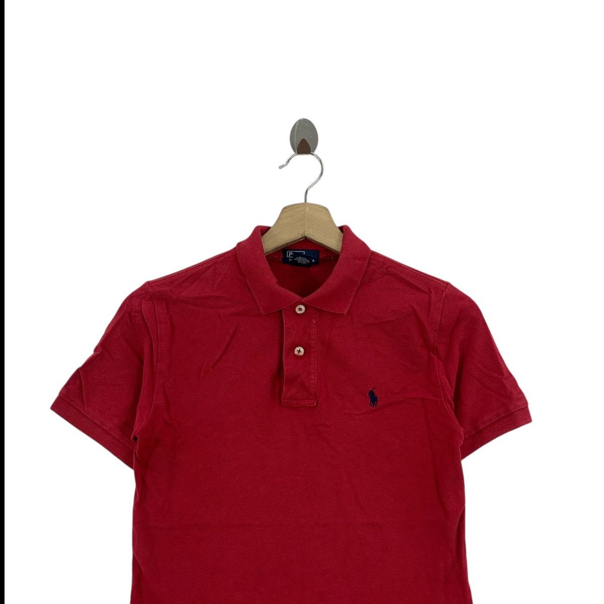 Polo Ralph Lauren Vintage POLO RALPH LAUREN Small Pony Red Tee Shirt Top Size S / US 4 / IT 40 - 2 Thumbnail