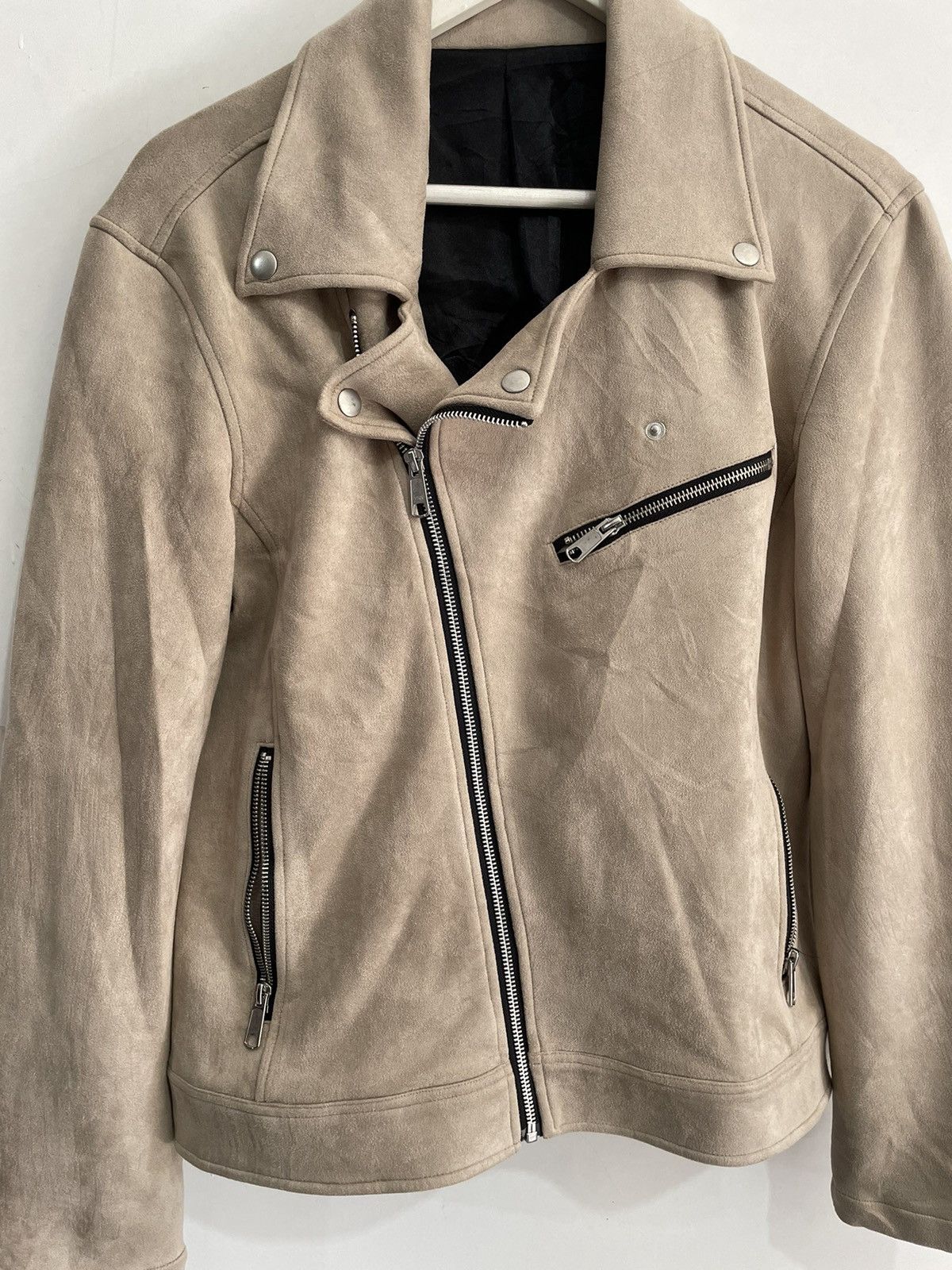 Undercover 2000s perfecto asymetric velvet japan jacket lgb style Size US S / EU 44-46 / 1 - 3 Thumbnail