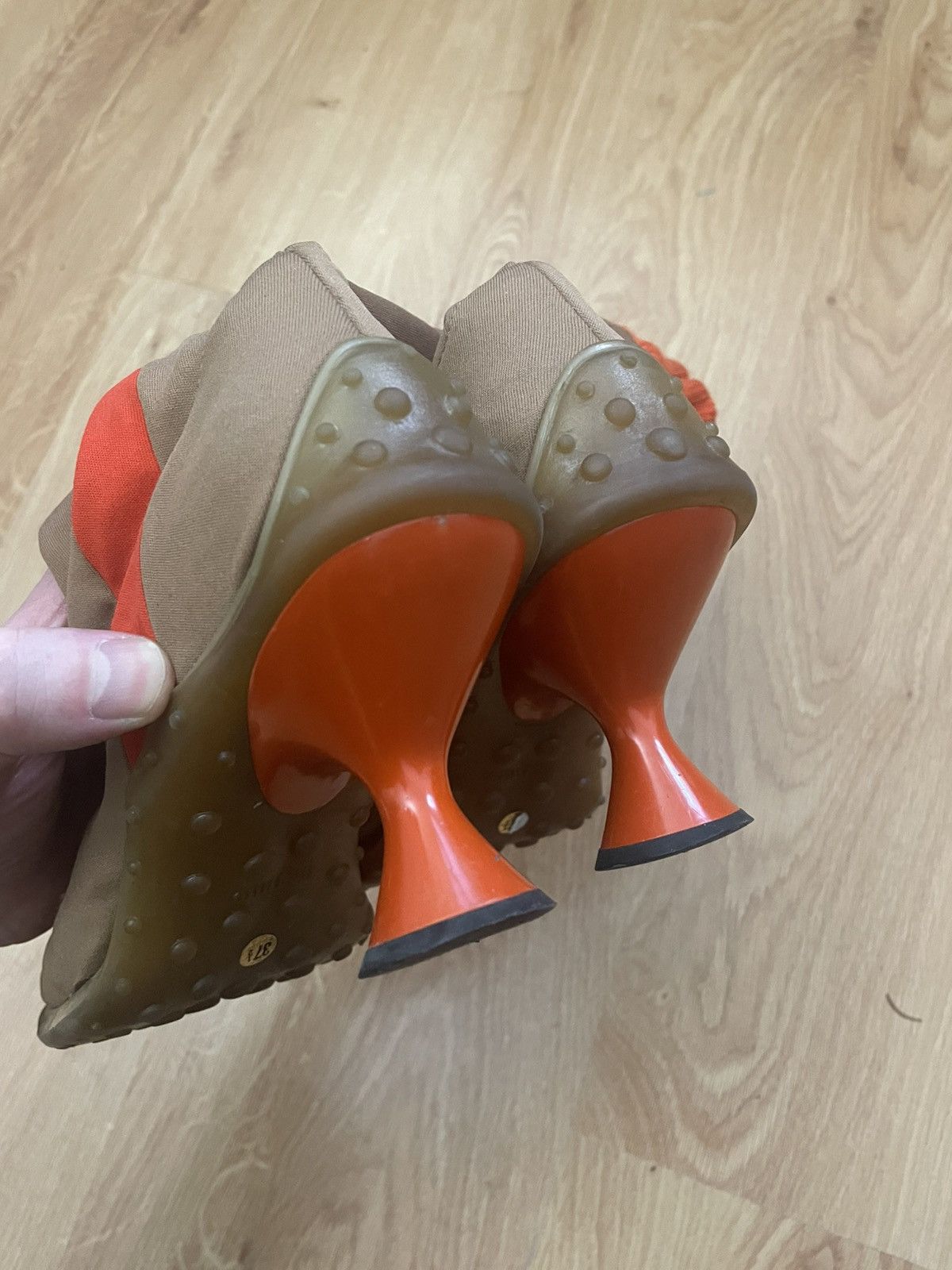 Miu Miu Miu Miu FW99 bubble sole sock boots Size US 7.5 / IT 37.5 - 9 Thumbnail