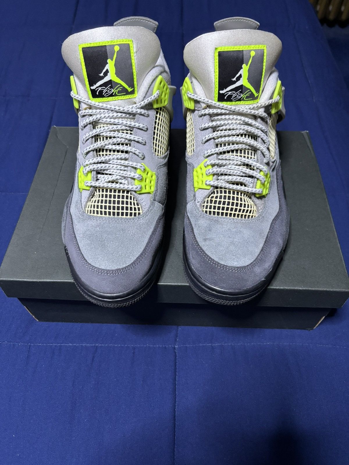Jordan 4 “Neon” Size 12 Worn 1x. NEW! SIZE 10.5 White Cement Jordan 4 (2025) $285 SIZE 11  main image 4