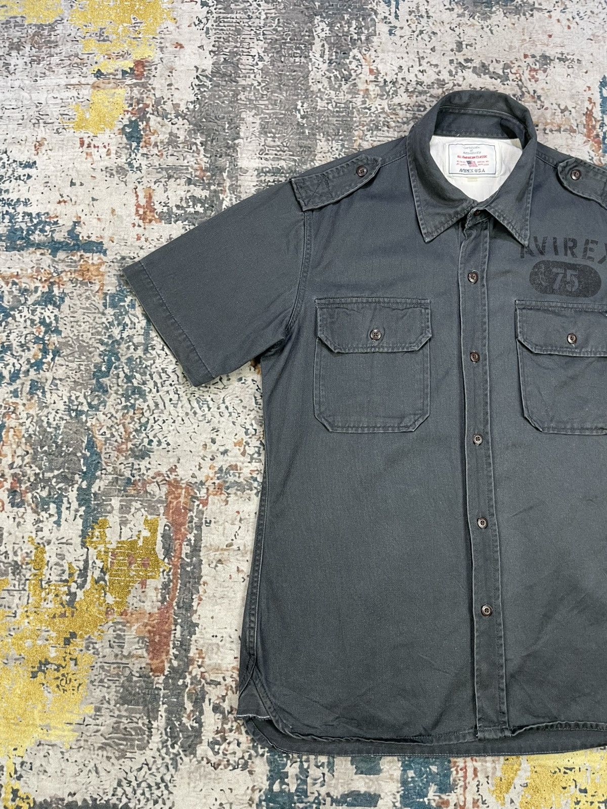 Avirex Vtg Avirex Military Button Down Work Shirt Size US M / EU 48-50 / 2 - 7 Thumbnail
