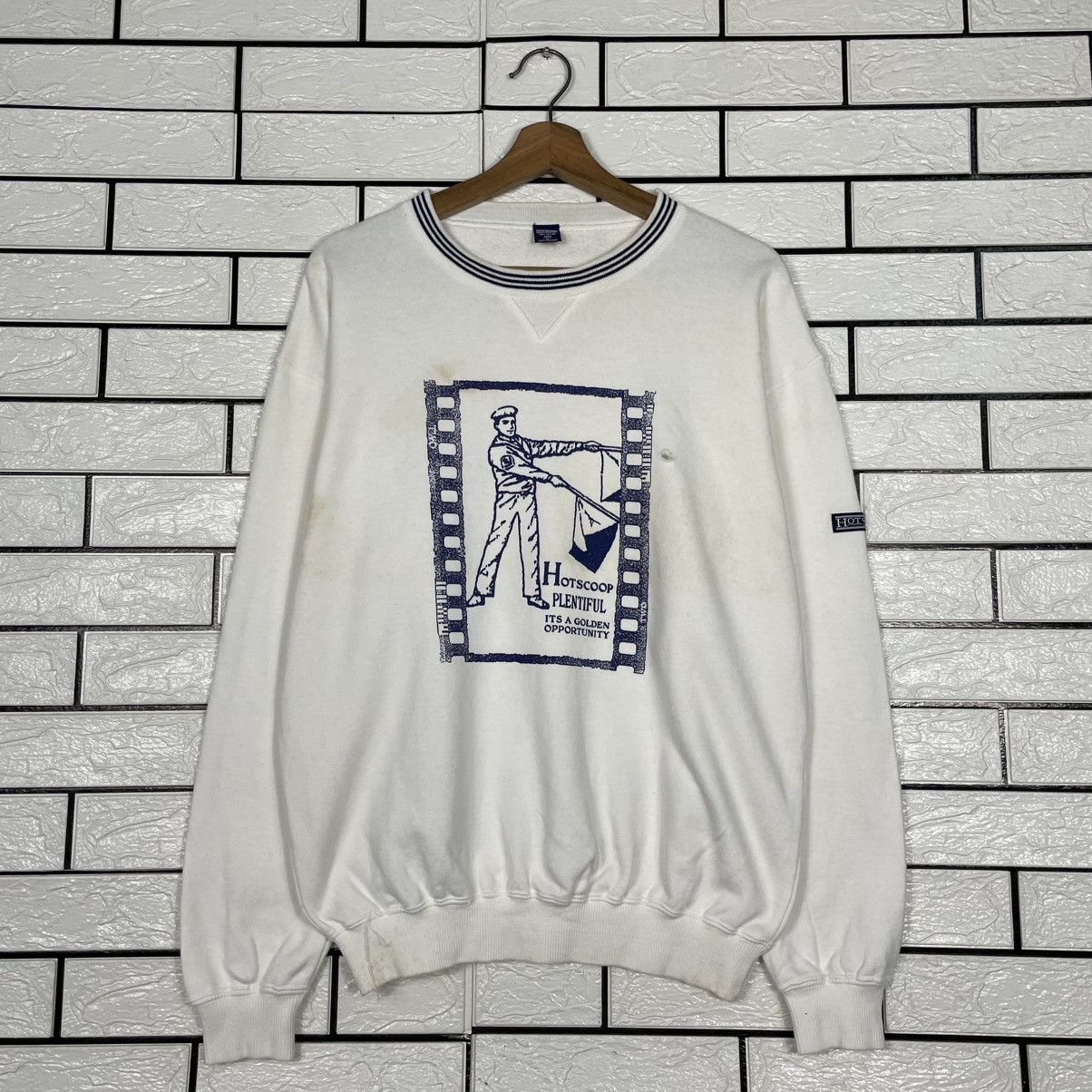 Japanese Brand Hotscoop Big Logo Crewneck Sweatshirt Size US M / EU 48-50 / 2 - 1 Thumbnail