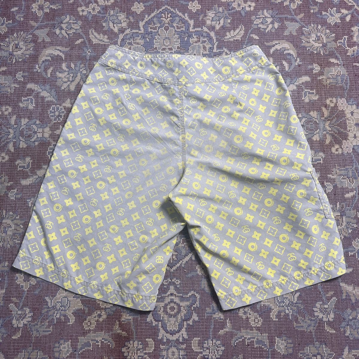 Stussy 90s-00s Vintage Stussy AOP LV Monogram Beach Shorts y2k rare Size US 30 / EU 46 - 2 Thumbnail