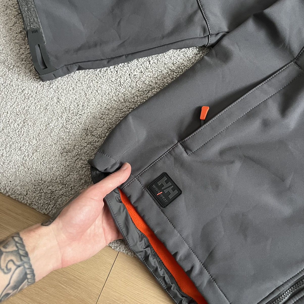 Helly Hansen Helly Hanson Gray Workwear Jacket XXL Size US XXL / EU 58 / 5 - 5 Thumbnail