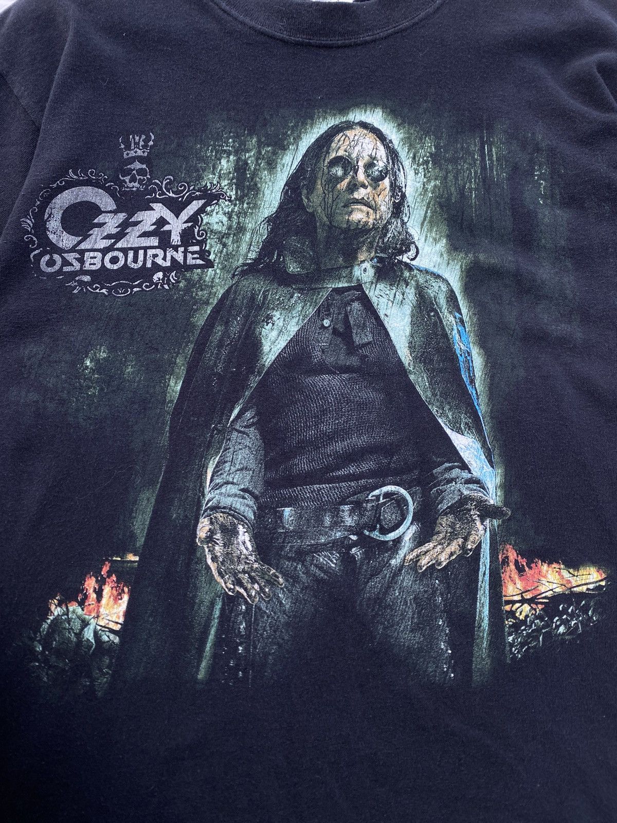 Band Tees Rare Vintage Ozzy Osbourne “Black Rain” Tshirt Size US M / EU 48-50 / 2 - 15 Thumbnail