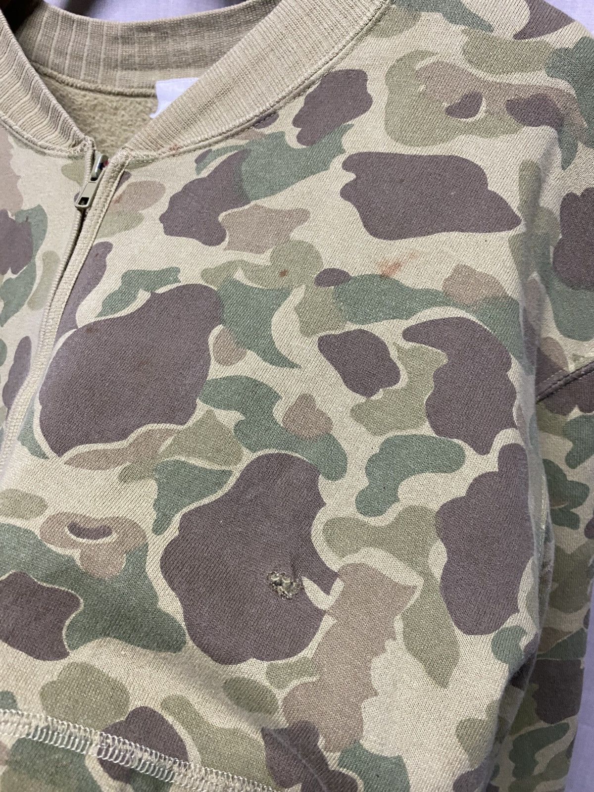 Japanese Brand CAB Clothing Duck Camo Vneck Sweater Size US M / EU 48-50 / 2 - 8 Thumbnail