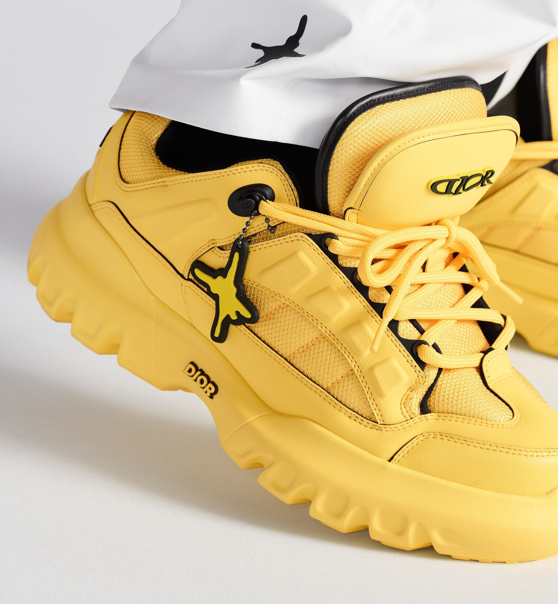 Dior o1w1db10825 3DE395ZDS Lewis Hamilton Snow Derby Shoes Yellow Size US 9 / EU 42 - 4 Thumbnail