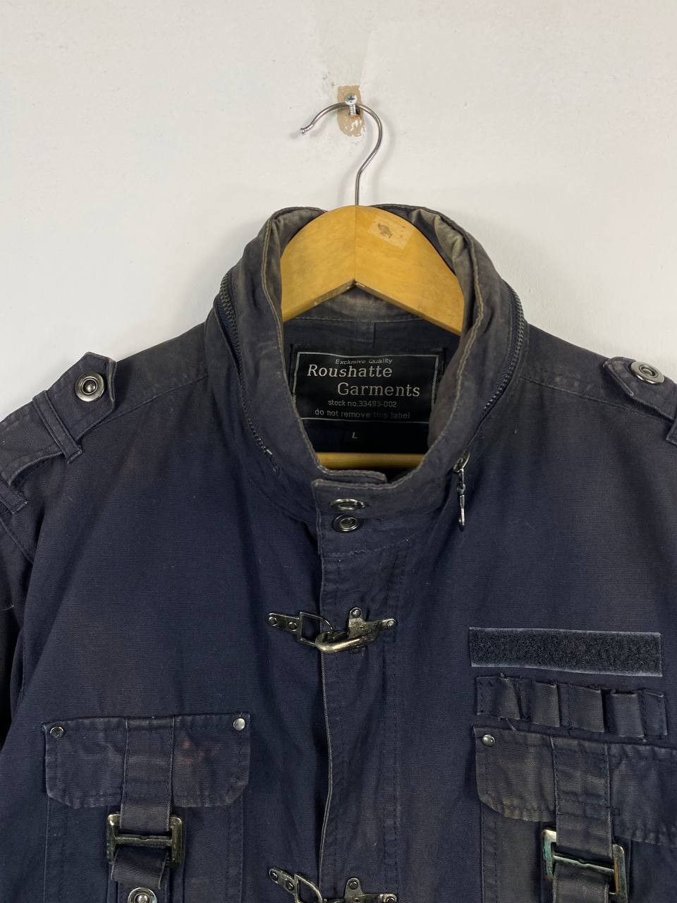 Japanese Brand roushetts garments khakis jacket sunfaded Size US L / EU 52-54 / 3 - 2 Thumbnail