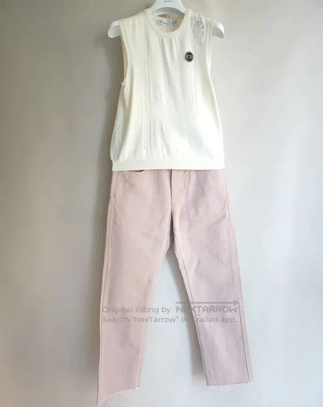 Dior Dior Light Pink Denim Casual Pants . Size 27" / US 4 / IT 40 - 2 Thumbnail