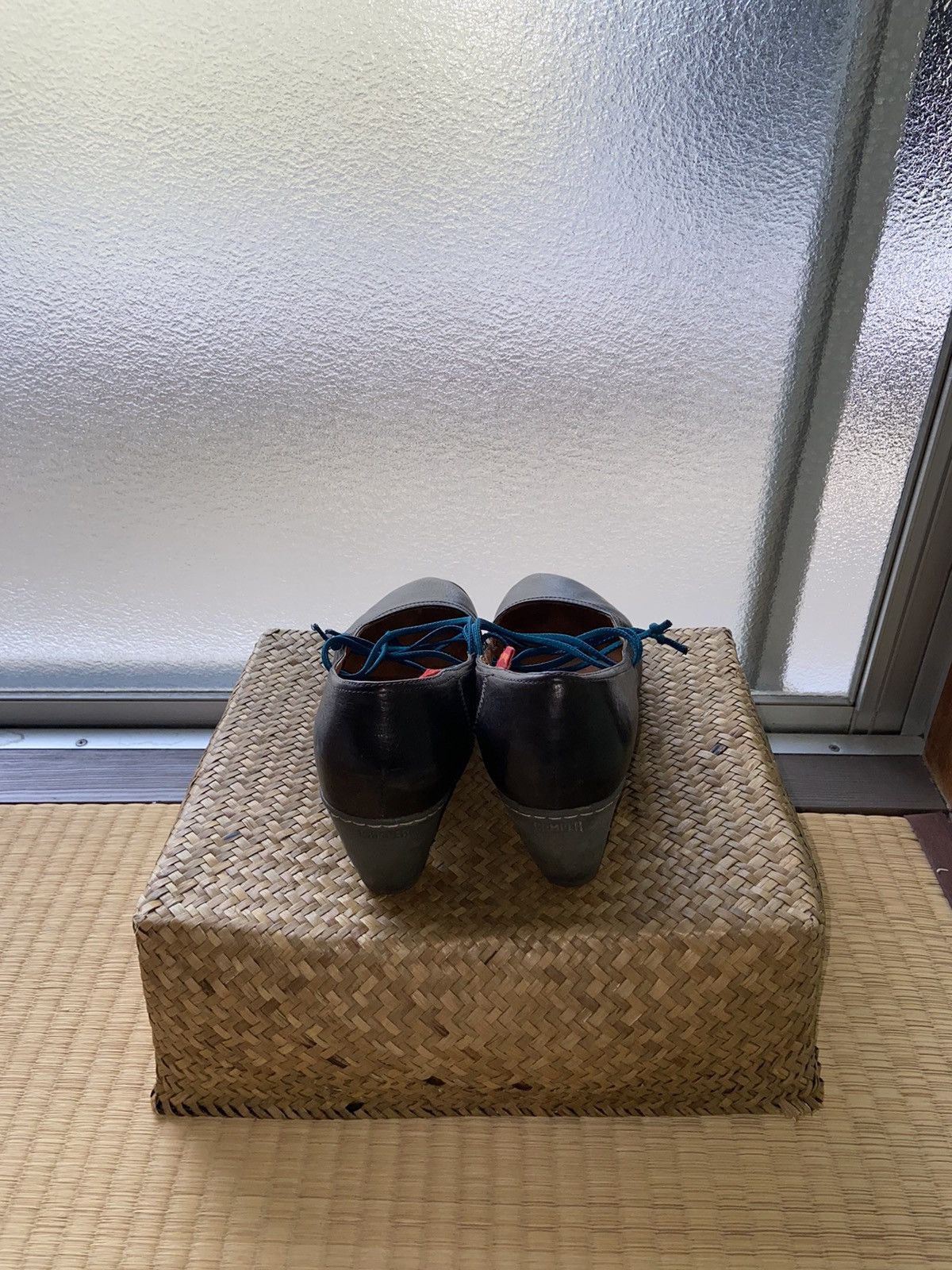 Camper × Vintage Camper Peu Nara Lace-up Pumps Leather Round Toe Heels Size US 7 / IT 37 - 4 Thumbnail