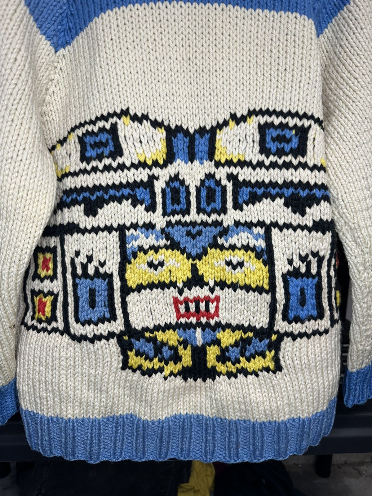 Vintage 1960s western knit sweater Size US XL / EU 56 / 4 - 3 Thumbnail