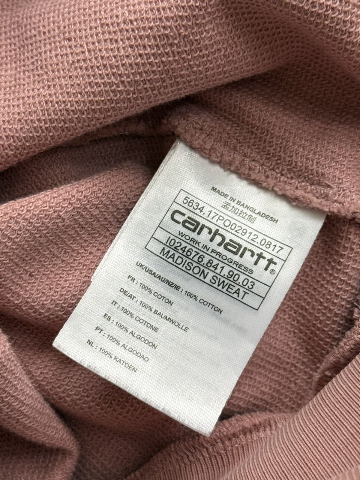 Carhartt Wip Carhartt wip madison crew neck boxy sweatshirt Size US S / EU 44-46 / 1 - 5 Thumbnail