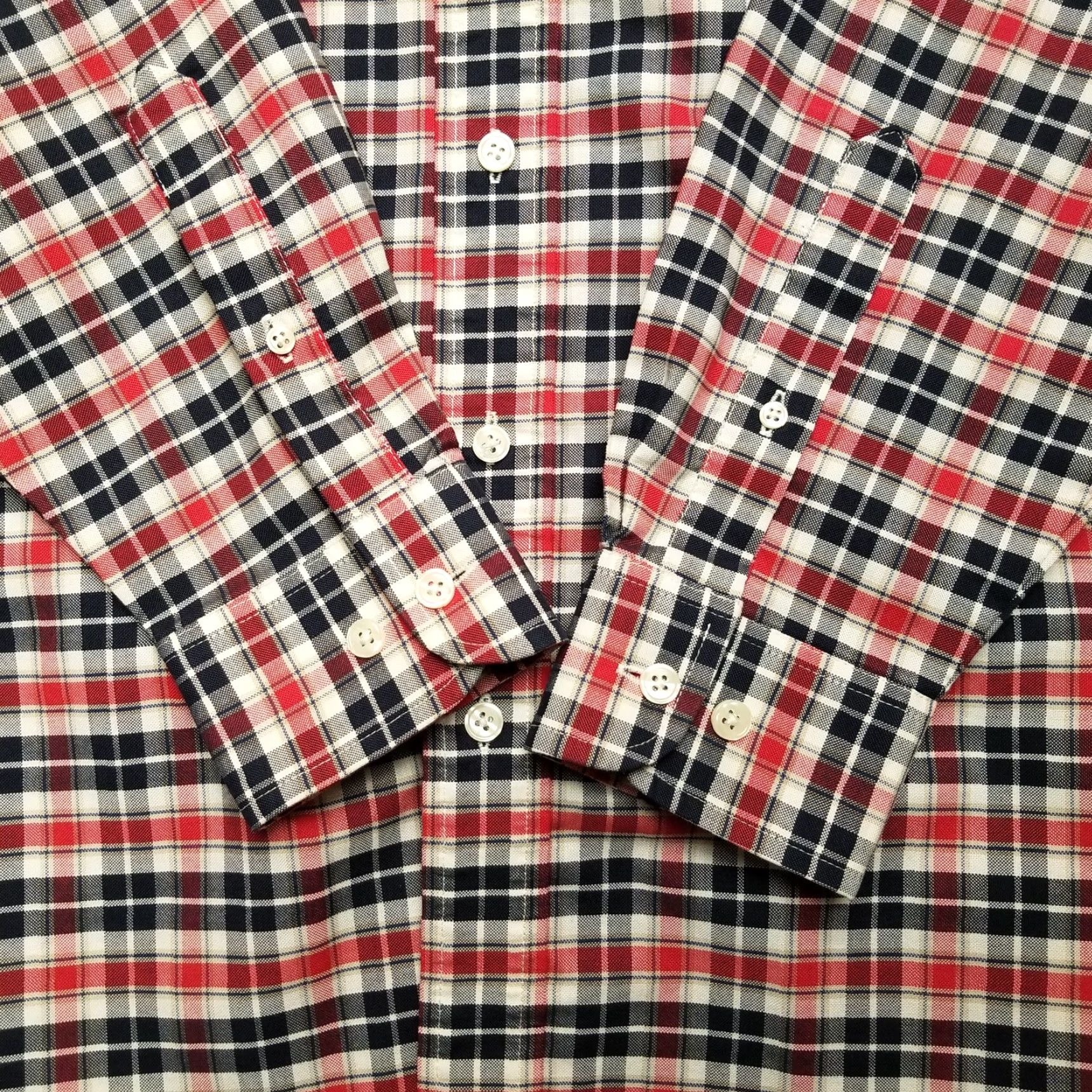 Vintage VINTAGE Towncraft Shirt Men M Plaid Button-Down Long Sleeve Casual Blue Red Size US M / EU 48-50 / 2 - 3 Thumbnail