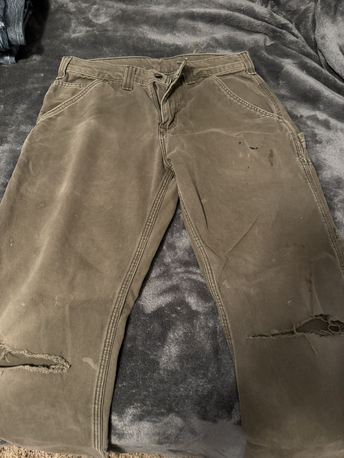Carhartt Carhartt khaki pants vintage Size US 29 - 1 Thumbnail