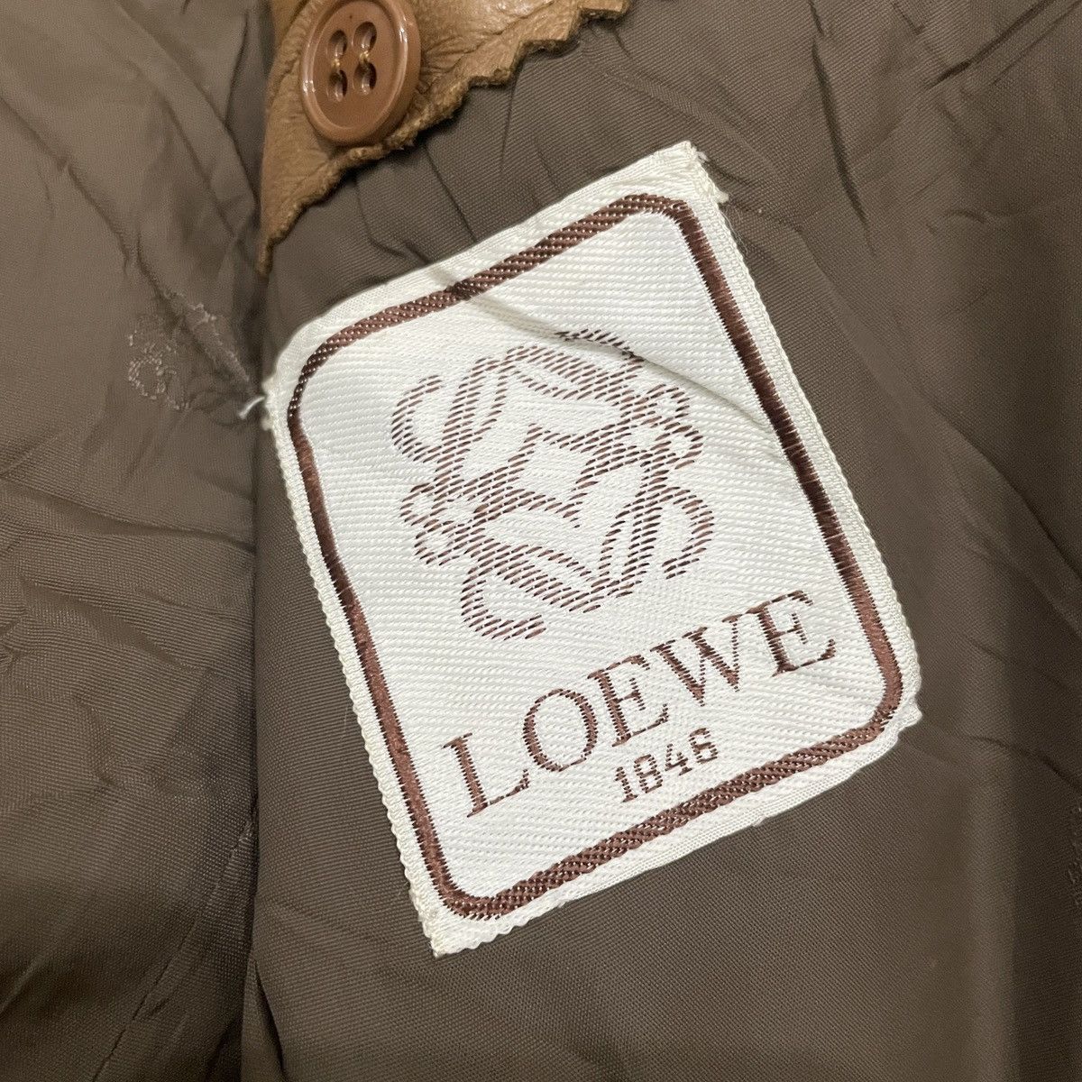 Loewe Vintage Loewe 1846 Leather Jacket Size US L / EU 52-54 / 3 - 7 Thumbnail