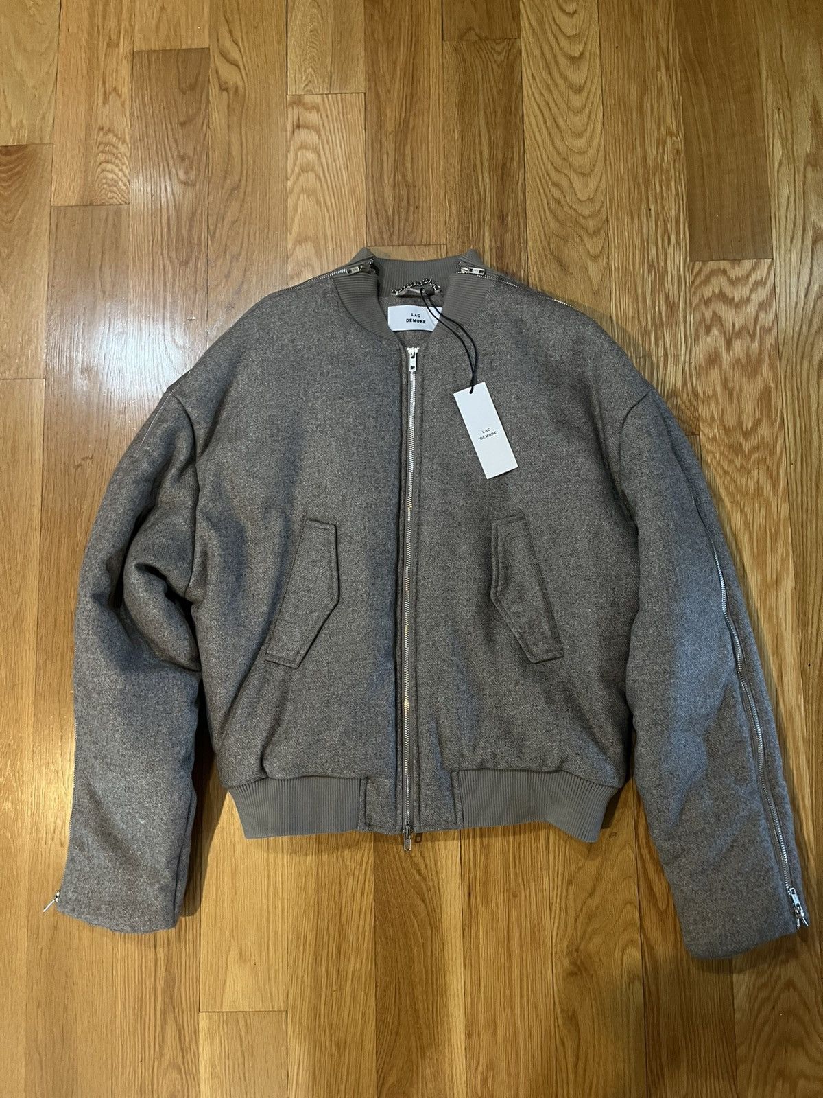 Lac Demure Lac Demure 'BORAN' ZIP YAK BOMBER Size US M / EU 48-50 / 2 - 1 Thumbnail