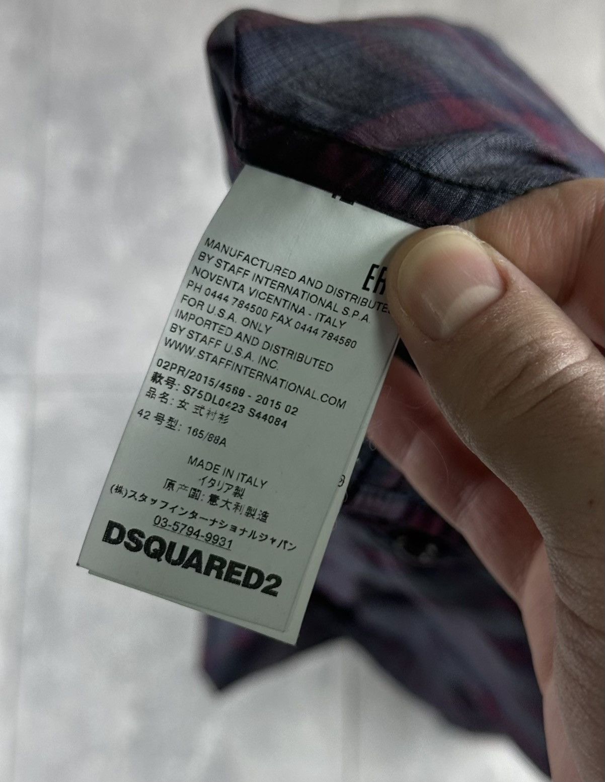 Dsquared2 Dsquared 2 Women’s Luxury Checked Shirt Button Up Size M / US 6-8 / IT 42-44 - 11 Thumbnail