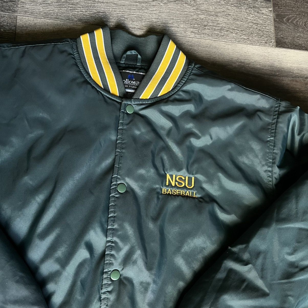 Vintage Vintage 2000s Norfolk State Baseball Varsity Bomber Jacket Size US XL / EU 56 / 4 - 2 Thumbnail