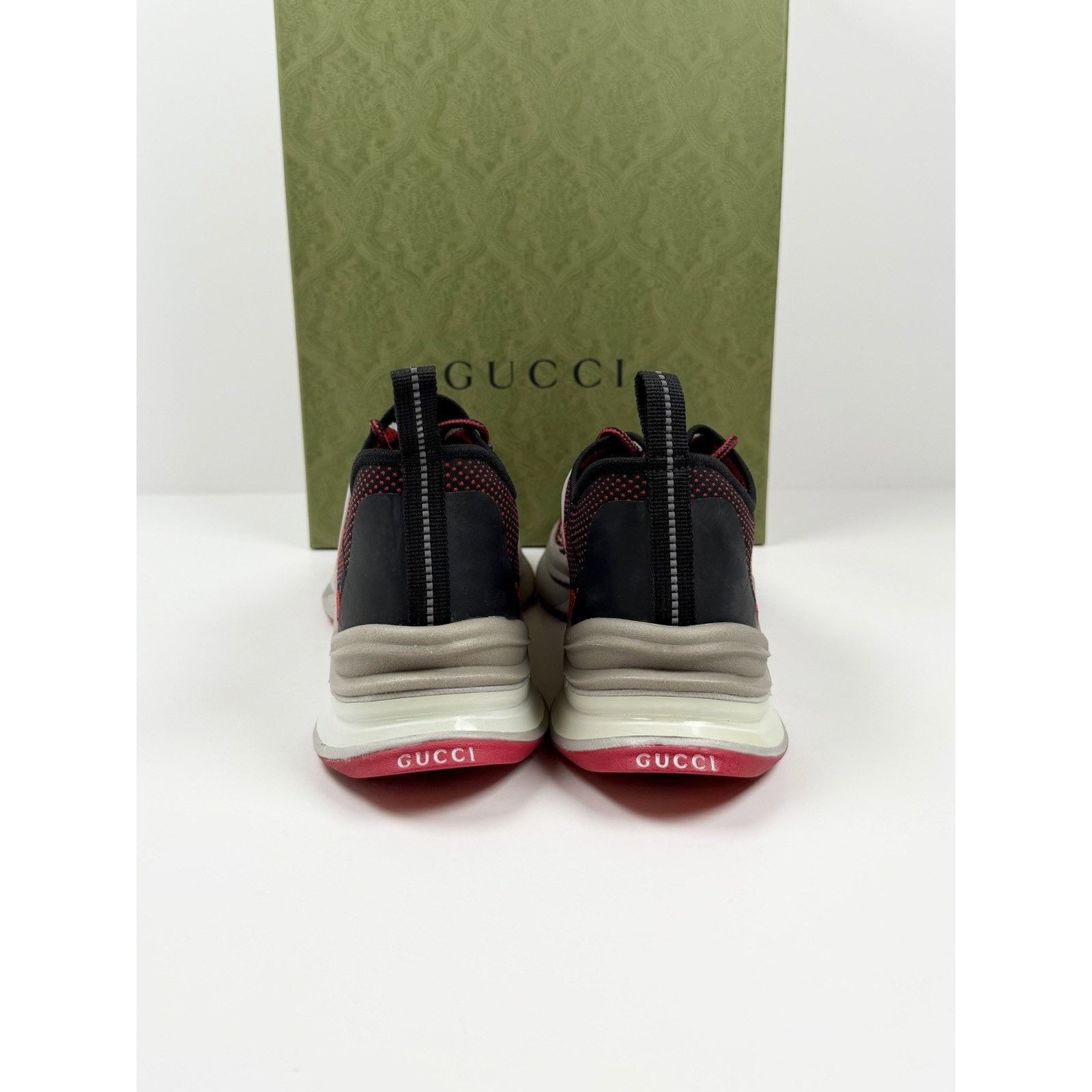 Gucci Size 6.5US - Gucci Run GG Red Sneakers NEW Size US 6.5 / EU 39-40 - 4 Thumbnail