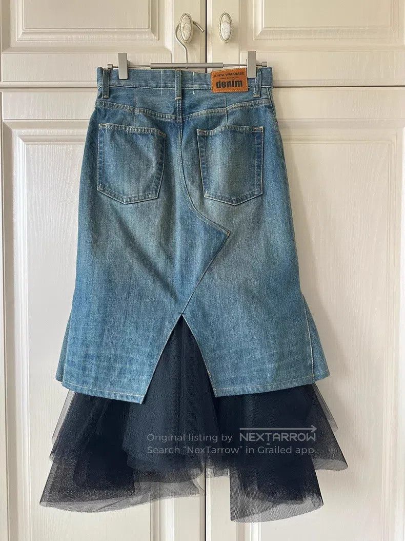 Comme des Garcons Comme Des Garcons size XS Denim skirt Size 22" - 2 Thumbnail