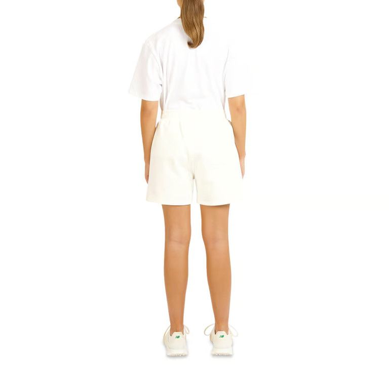 Casablanca o1mle1224 Logo Embroidered Sweatshort in Off-White Size 26" / US 2 / IT 38 - 4 Thumbnail